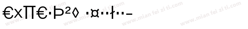 EXPERT20 Regular字体转换